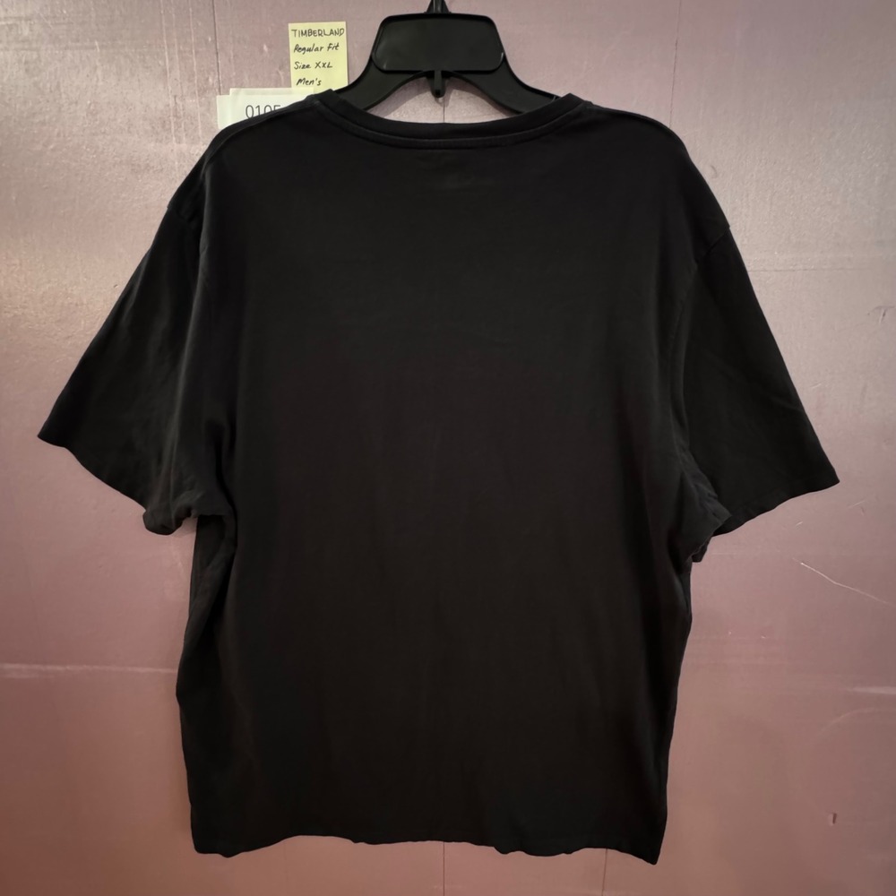 Timberland Men's Black Regular Fit Crew Neck T Shirt Size XXL Work casual basic - Picture 6 of 10